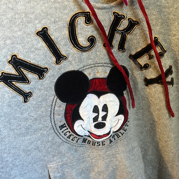 Grey Mickey pull over with hood and front hand warmer pocket - Picture 3 of 3